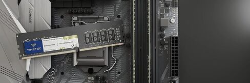 Timetec 64GB KIT(4x16GB) DDR4 3200MHz (or 2933MHz or 2666MHz) PC4-25600 CL22 1.2V Non-ECC Unbuffered 2Rx8 Dual Rank 288 Pin UDIMM Desktop PC Computer Memory RAM Module Upgrade (64GB KIT(4x16GB)) in Saudi Arabia