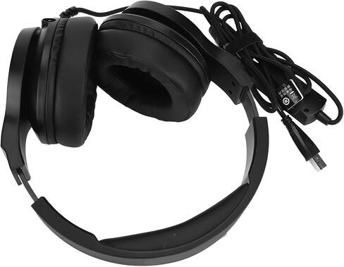 ciciglow PC Gaming Headset, Professional Gaming Headset 7.1 Surround Sound Noise Reduction Detachable Microphone RGB Lighting Effects for PC Game Player in Saudi Arabia