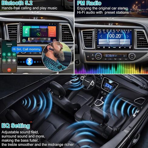 4G+64G Car Radio Stereo for Toyota Highlander 2014-2019, Wireless Carplay&Android Auto with Android 12 Support Bluetooth/Voice Control/GPS/WiFi/SWC/FM, 10.1 Inch IPS Touch Screen for Highlander in Saudi Arabia