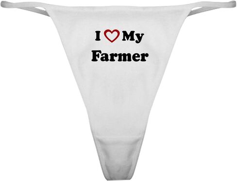 Cafepress أنا أحب ملابسي الداخلية الكلاسيكية المزارع ، سراويل داخلية للسيدات in Saudi Arabia