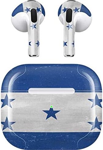 Skinit Decal Audio Skin Compatible with Apple AirPods (3rd Gen, 2021) - Skinit Originally Designed Honduras Flag Distressed Design in Saudi Arabia