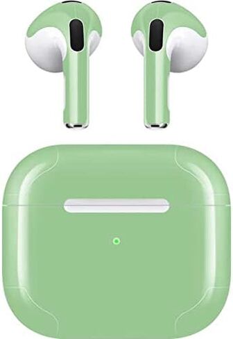 Skinit Decal Audio Skin Compatible with Apple AirPods (3rd Gen, 2021) - Skinit Originally Designed Celadon Design in Saudi Arabia