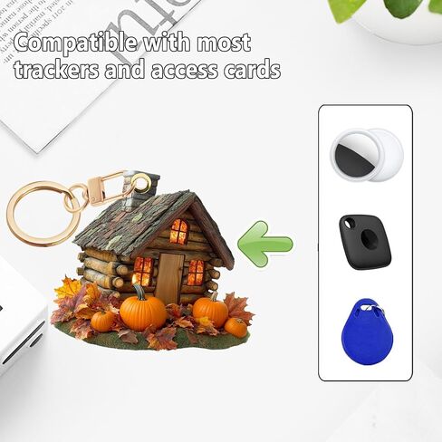 Winter Snowman Leather Keychain Holder Compatible with Air Tags, Merry Christmas GPS Tracker Case Bag Charm, Access Cards Protective Case Item Tag Finders for Pet, Key in Saudi Arabia