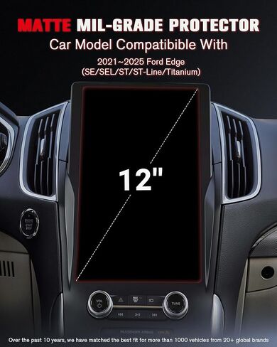 لـ 2025 Buick Enclave& Envision 30 بوصة واقي شاشة لامع - [أكثر وضوحًا وسلاسة] - زجاج مقسى من الدرجة 9H+ - واقي شاشة كامل التغطية من قطعة واحدة شاشة لمس زجاجية لامعة *1 in Saudi Arabia