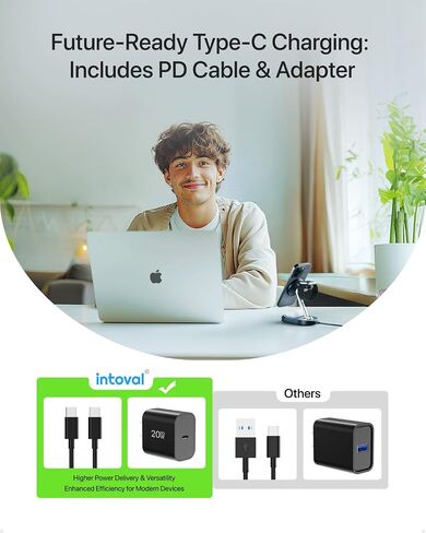 محطة شحن لشاحن MagSafe، محطة شحن لاسلكية لشاحن iPhone MagSafe، حامل مغناطيسي سريع 3 في 1 من Intoval لهاتف iPhone 16/15/14/13 Apple Watch 10، Airpods. (أسود) in Kuwait