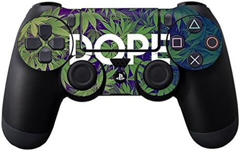 MightySkins Skin Compatible with Sony PS4 Controller - Dope | Protective, Durable, and Unique Vinyl Decal wrap Cover | Easy to Apply, Remove, and Change Styles | Made in The USA in Saudi Arabia
