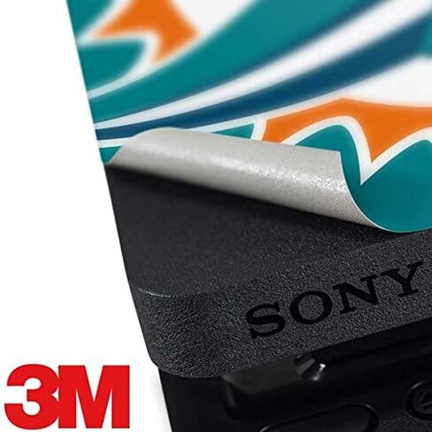 Skinit Decal Gaming Skin Compatible with PS4 Pro Console and Controller Bundle - Officially Licensed NFL Miami Dolphins Large Logo Design in Saudi Arabia