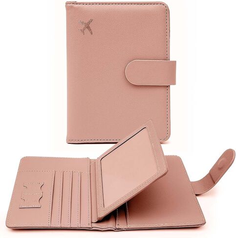 Premium Leather Passport Holder Covers Case, Waterproof Travel Wallet Passport Holder, Passport Book for Women Men in Saudi Arabia