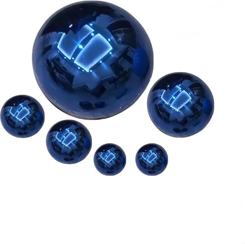 Hielymse-Fantasy Purple Burple Steel Fething Balls ، كرات زخرفية بريق ، كرات بركة عائمة عائمة ، كرات ديكور المنزل والحديقة 50-150 ملم (مزيج من 6 قطع) in Saudi Arabia