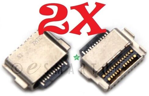 Wholesale 2X USB Charger Charging Port Dock Connector USB Port Type C Replacement for Samsung Galaxy Tab S7 SM-T870 SM-T875 USA (2pcs) in Saudi Arabia