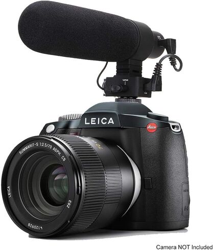 Digital Nc Advanced Super Cardioid Microphone (Stereo/Shotgun) with Dead Cat Wind Muff (Compatible with Panasonic AG-MC200G) in Saudi Arabia