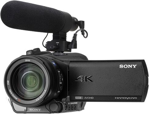 Digital Nc Advanced Super Cardioid Microphone (Stereo/Shotgun) with Dead Cat Wind Muff (Compatible with Panasonic AG-MC200G) in Saudi Arabia