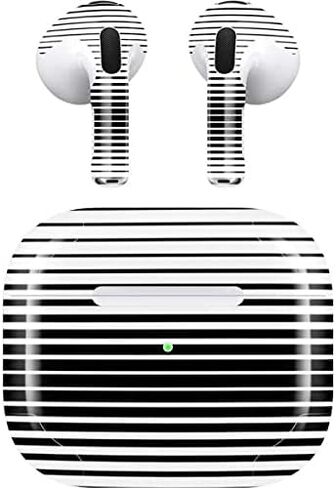 غلاف صوتي من Skinit متوافق مع Apple AirPods (الجيل الثالث، 2021) - تصميم مخطط حديث مصمم في الأصل من Skinit in Saudi Arabia