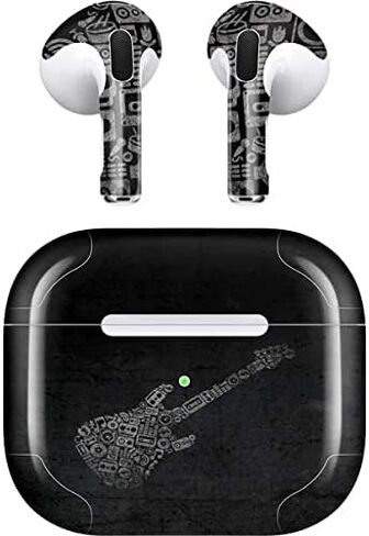 Skinit Decal Audio Skin Compatible with Apple AirPods (3rd Gen, 2021) - Skinit Originally Designed Guitar Pattern Design in Saudi Arabia