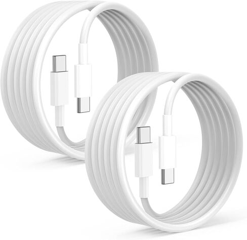 USB C to USB C Charging Cable Compatible for iPhone 16/16 Plus/16 Pro/16 Pro Max/15/15 Plus/15 Pro/15 Pro Max, 60W Type C to C Fast Charger Cord, iPhone 16 Charger Fast Charging Cord, 3.3ft 2Pack in Saudi Arabia