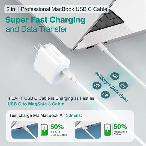 USB C to USB C Charging Cable Compatible for iPhone 16/16 Plus/16 Pro/16 Pro Max/15/15 Plus/15 Pro/15 Pro Max, 60W Type C to C Fast Charger Cord, iPhone 16 Charger Fast Charging Cord, 3.3ft 2Pack in Saudi Arabia