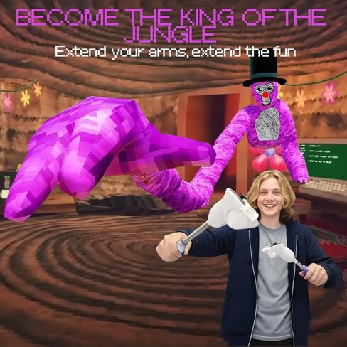 أذرع طويلة متداخلة لشركة Animal Company VR ملحقات لوحدات تحكم Meta Quest Gorilla Tag أذرع طويلة لـ Quest 3S (Quest 3/3S) in Kuwait