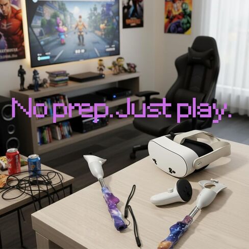 أذرع طويلة متداخلة لشركة Animal Company VR ملحقات لوحدات تحكم Meta Quest Gorilla Tag أذرع طويلة لـ Quest 3S (Quest 3/3S) in Kuwait