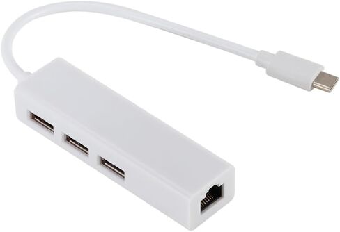 Generic -c إلى Ethernet Hub بطاقة الشبكة 3 منافذ c إلى 10/100 ميجابت في الثانية محول الشبكة الخارجية in Kuwait