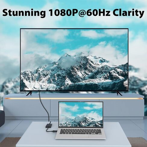 DisplayPort (DP) to DVI Adapter, Gold-Plated Display Port to DVI-D Adapter (Male to Female) Supports 1080P Full HD, Compatible with Computer, Desktop, Laptop, PC, Monitor, Projector, HDTV in Saudi Arabia