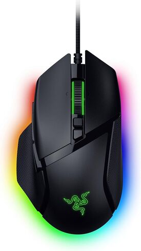 ماوس الألعاب السلكي المريح Razer Basilisk V3 35K: عجلة إمالة HyperScroll - مستشعر بصري 35K DPI Gen 2-13 عناصر تحكم قابلة للتخصيص - Chroma RGB - مفاتيح بصرية Gen 3 - كابل Speedflex (متجدد) in Saudi Arabia