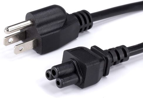 THE CIMPLE CO 6 FT, 3-Prong AC Power Cable for Laptops, Computers, & Power Supplies - C5 Mouse Power Supply Cord - NEMA 5-15P to C5 / IEC 320 - (1.8 Meter), White in Saudi Arabia