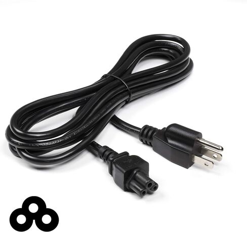 THE CIMPLE CO 6 FT, 3-Prong AC Power Cable for Laptops, Computers, & Power Supplies - C5 Mouse Power Supply Cord - NEMA 5-15P to C5 / IEC 320 - (1.8 Meter), White in Saudi Arabia