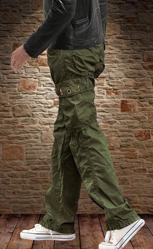 Mens 100% Cotton Tactical Pant Camping Hiking Army Cargo Combat Military Trouser in Saudi Arabia