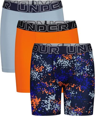 Under Armour Boys' Performance Boxer Briefs, Assorted Holiday Print, YMD in Saudi Arabia