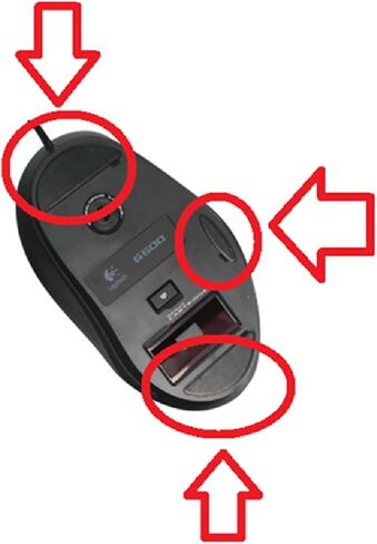 كابل USB خط الماوس ملصقات الفئران أقدام التزلج على الجليد عدة منصات لجزء الملحقات لوجيتك (G500 G500s) in Kuwait
