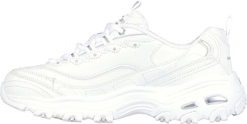 حذاء رياضي نسائي من Skechers Sport D'Lites برباط من الإسفنج الذكي - - 8 W US in Kuwait