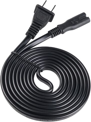 AC Power Cord for TCL Roku Sharp Insignia Hisense Smart LED LCD HD TV 2 Prong Power Cable in Saudi Arabia