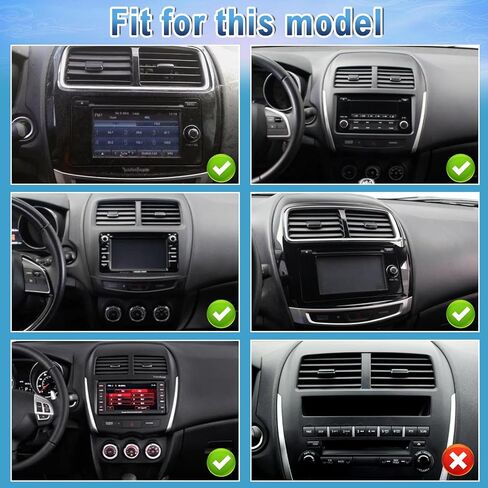 Android 14 Double Din Car Stereo Upgrade Radio for Mitsubishi Outlander Sport 2013-2025,7" Touchscreen Carplay Android Auto GPS WiFi Bluetooth RDS DSP SWC Mirrorlink Mic Backup Camera in Saudi Arabia