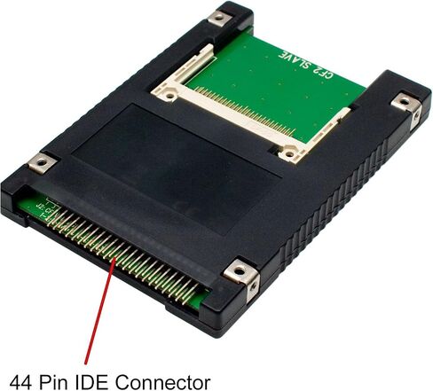 فلاش مدمج مزدوج CF إلى 44 Pin IDE/PATA 2.5 بوصة حاوية محول، أسود SD-ADA45006 in Saudi Arabia