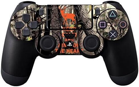 غلاف MightySkins متوافق مع وحدة تحكم Sony PS4 - Deer Hunter | غطاء ملتف واقٍ ومتين وفريد ​​من نوعه من الفينيل | سهل التطبيق والإزالة وتغيير الأنماط | صنع في الولايات المتحدة الأمريكية in Saudi Arabia