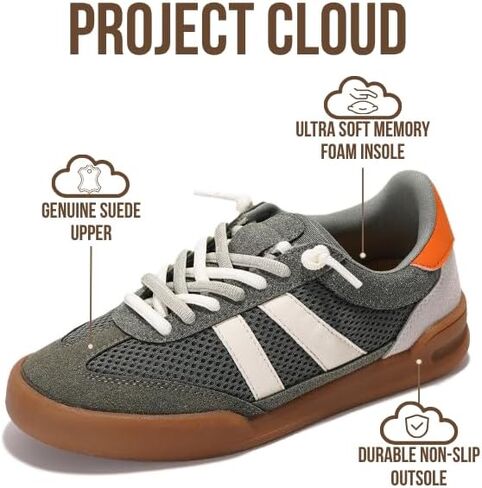 Project Cloud Kids Shoes for Girls & Boys - Non-Slip Kids Sneakers for Boys & Girls Shoes - Lightweight with Memory Foam Insole Kids Sneakers(Little Verdict) in Saudi Arabia