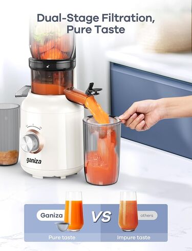 Ganiza Air Purifier Replacement Filter, 3-in-1 True H13 HEPA and Activated Carbon Air Filter for Smoke Pollen Pet Hair Kitchen Smells Odor, Suitable for G200S G200 in Saudi Arabia