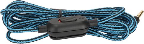 Zerone Gaming Headset Cable Woven Earphone Cord with Volume Control and Mute for G Pro G Pro X G433 G233 (Blue) in Saudi Arabia