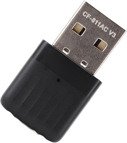 جهاز إرسال USB WiFi مدمج وقوي ثنائي النطاق من SUNGOOYUE لأجهزة 7 8 8.1 10 11، محول لاسلكي لأجهزة الكمبيوتر المحمولة المكتبية، أسود ABS in Kuwait