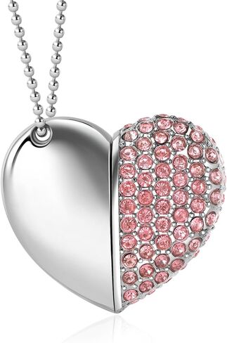 محرك فلاش USB 2.0، عصا ذاكرة USB لطيفة على شكل قلب رومانسي، محرك إبهام للصور والموسيقى وتخزين الملفات (أرجواني، 32 جيجابايت) in Kuwait