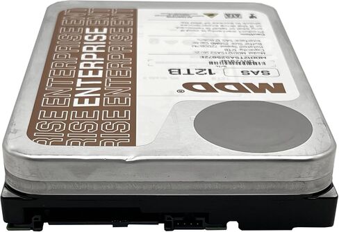 MDD MAXDIGITALDATA 12TB 7200RPM 256MB Cache SAS 12.0Gb/s 3.5inch Internal Enterprise Hard Drive (MDD12TSAS25672E) - [ NOT a SATA HDD ] (Renewed) in Saudi Arabia