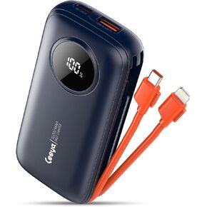 5V/3A Heated Vest Battery Pack with Built in Cables 10000mAh Portable Charger Power Bank Travel Essentials USB C in&Out High-Speed Charging Battery Charger for iPhone16/15/14, Sunsang,Android,etc in Saudi Arabia