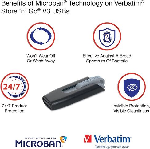 Verbatim 32GB Store 'n' Go V3 USB 3.2 Gen 1 Flash Drive in Saudi Arabia