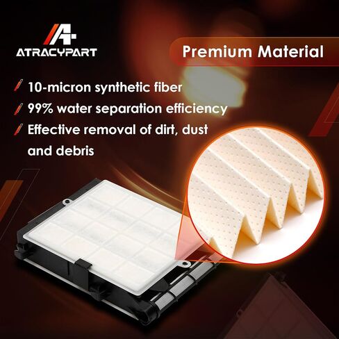 6.7 Powerstroke Fuel Filter Element, Compatible With 2017-2023 Ford F-250, F-350, F-450, F-550 Super Duty V8 Engine, Replaces# FD-4624, FD-4625, HC3Z-9N184-B in Saudi Arabia