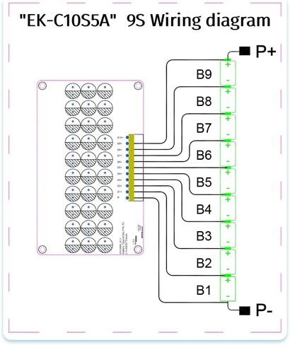 3S 4S 5S 6S 7S 8S 10S 12S 14S 16S 17S 21S 5A Capacitive Active Equalizer Balancer LFP Lifepo4 Lithium Ion/Lithium Titanate LTO Battery Energy Transfer Active Equalizer (EK-14S5A) in Saudi Arabia