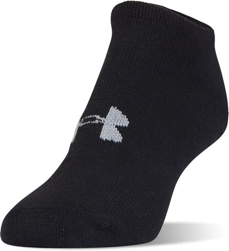 Under Armour Essential 2.0 No Show Socks 6-Pair White/Halo Gray/Assorted MD (Women's Shoe 6-10) in Saudi Arabia