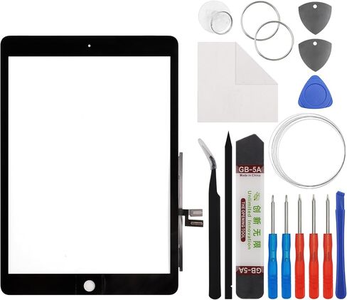 شاشة لمس زجاجية أمامية (بدون شاشة LCD) متوافقة مع iPad 7th Gen 8th Gen A2428 A2429 A2270 A2430 10.2 بوصة مع الأدوات in Saudi Arabia