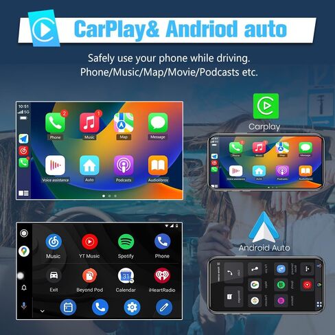 [8Core 64GB] Android Car Stereo for Dodge RAM 1500 2500 3500 2013 2014 2015 2016 2017 2018, 9-inch Touch Screen Radio Replacement with CarPlay Android Auto - Manual AC in Saudi Arabia