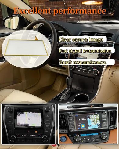 Moryzian C070VTN01 Touch Screen Replacement for Toyota Camry 2015-2017 RAV4 2014-2018, 7 inch Navigation GPS Radio Digitizer Panel Display in Saudi Arabia
