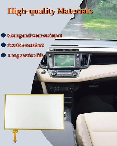 Moryzian C070VTN01 Touch Screen Replacement for Toyota Camry 2015-2017 RAV4 2014-2018, 7 inch Navigation GPS Radio Digitizer Panel Display in Saudi Arabia